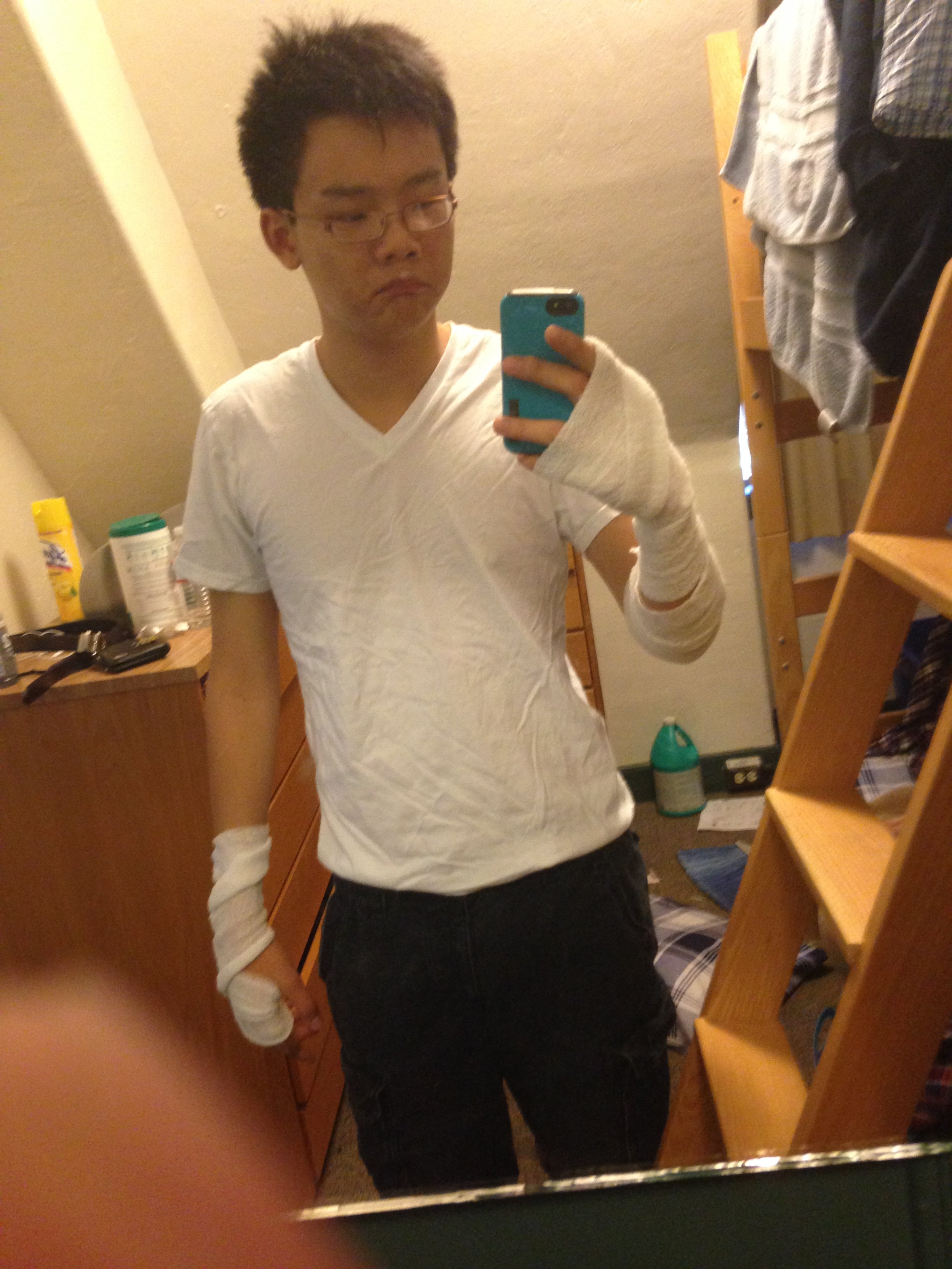  Looked like shit, felt like shit. 