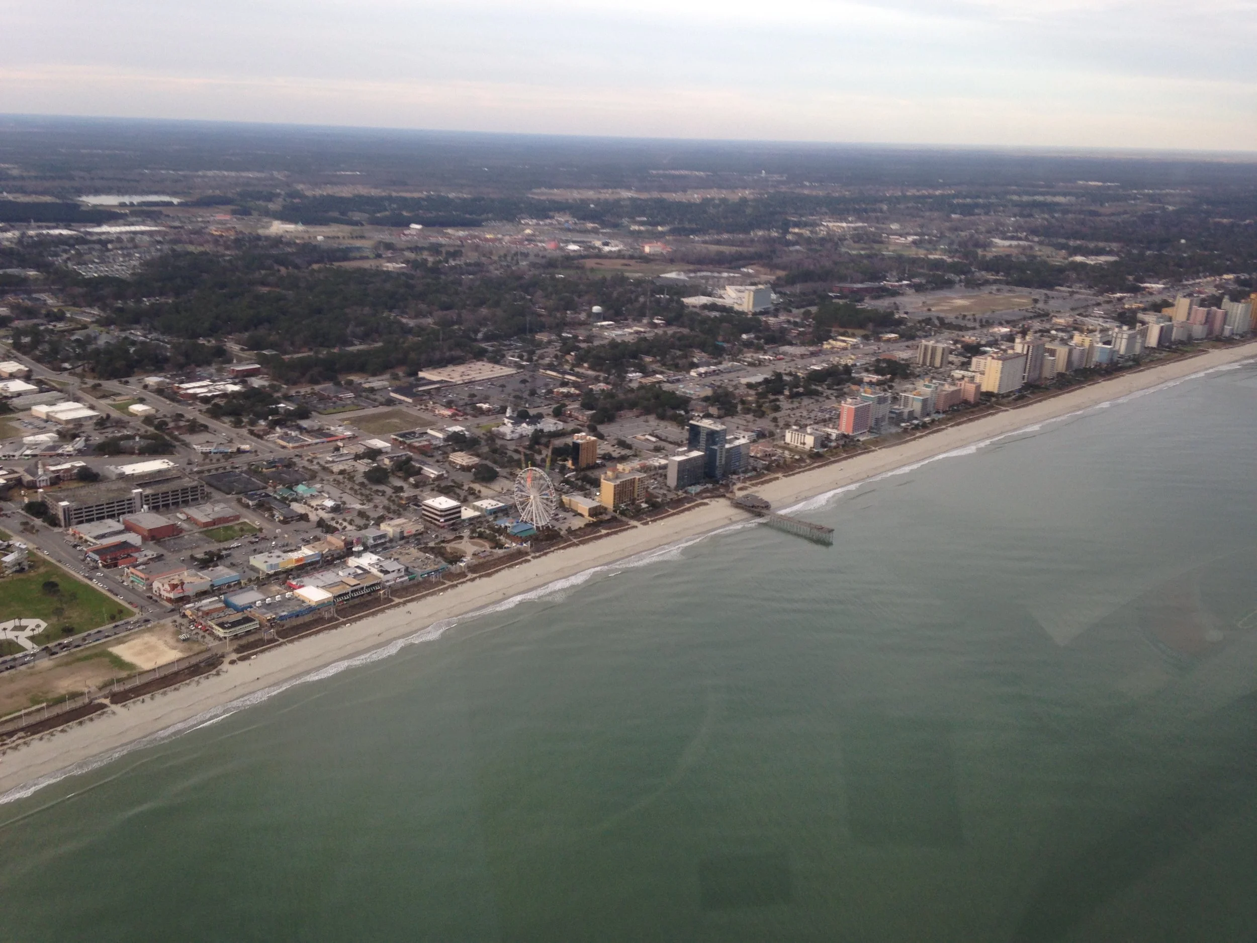  My first helicopter tour in South Carolina. 