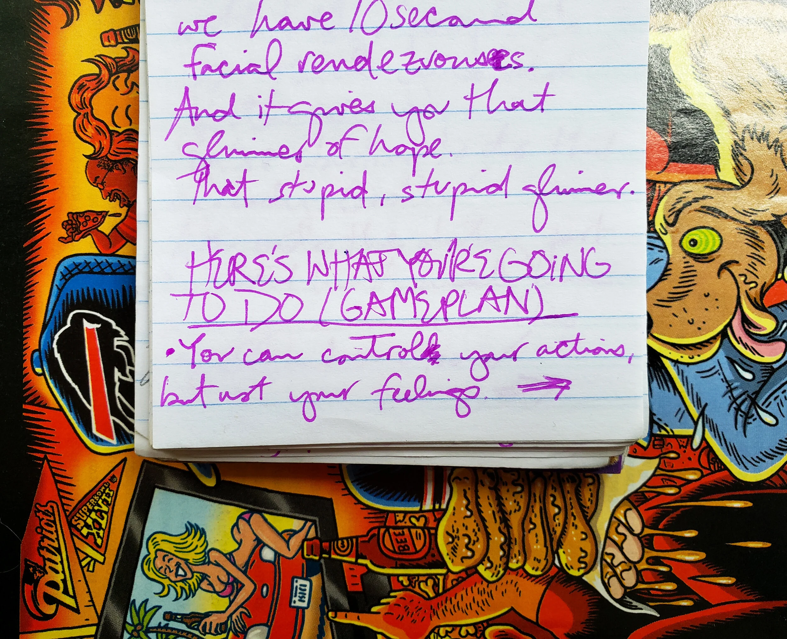 "Here's What You're Going To Do (Gameplan)"