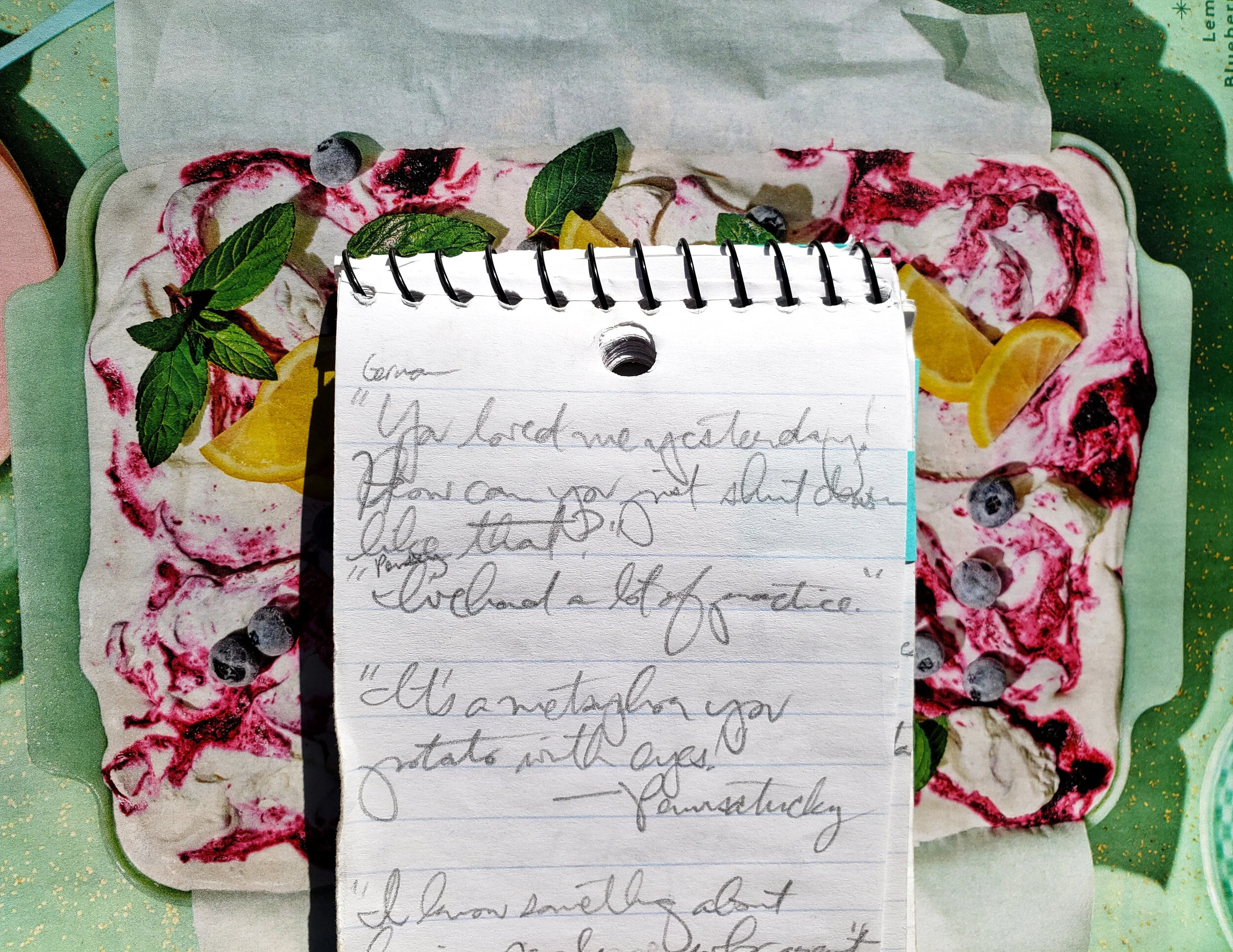 "'It's a metaphor you potato with eyes!' —Pennsatucky"