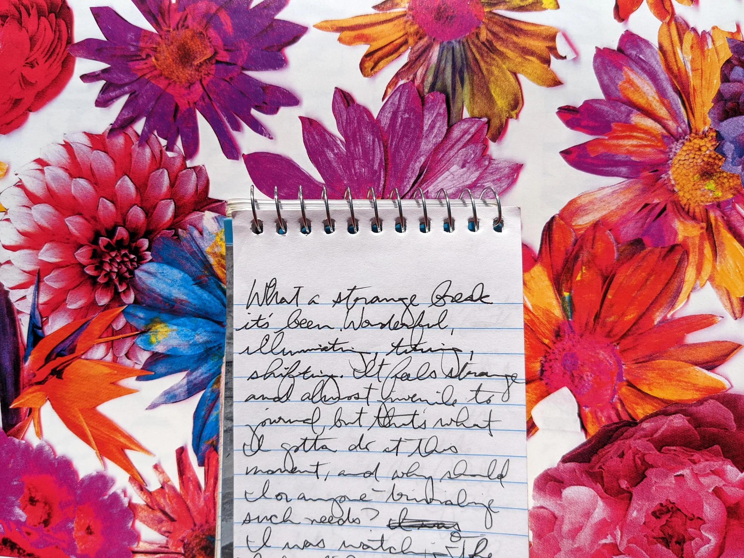 "What a strange break it's been."