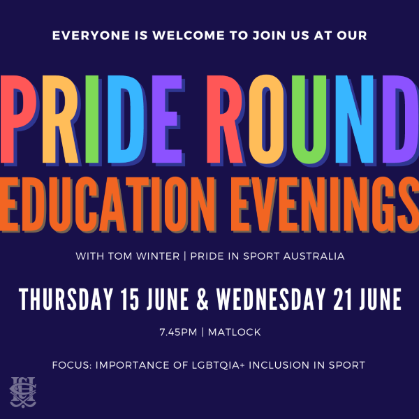 Pride Round Education Evenings