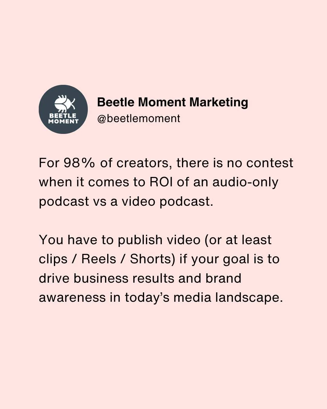If you're creating content for your business or personal brand, put your back into it. These are table stakes tips for podcasts, videos, and really anything you publish that you want to drive business results.
🚀Download: Voice marketing leader Emil