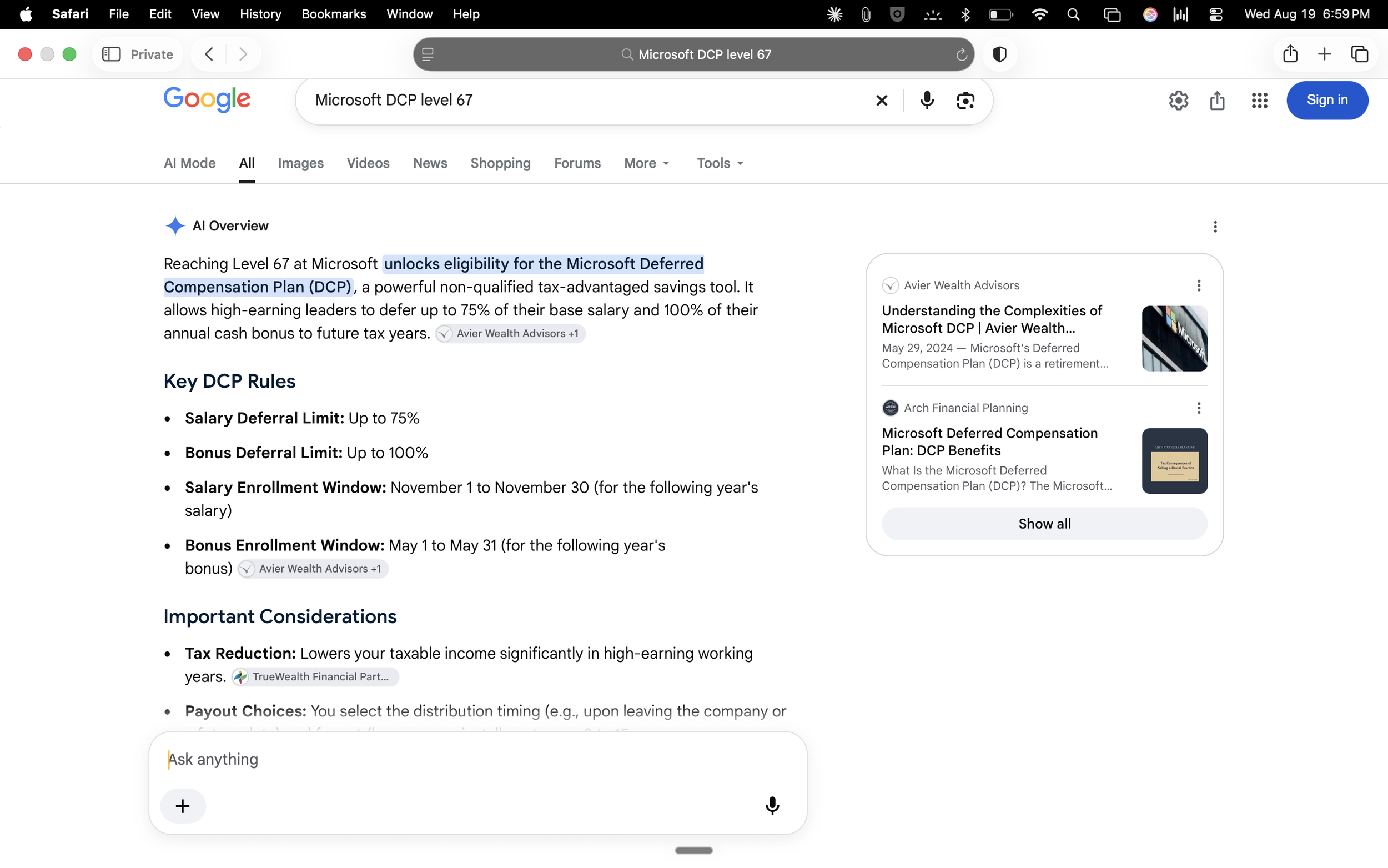 Microsoft-DCP-level-67-Google-SERP-08-19-2026.png