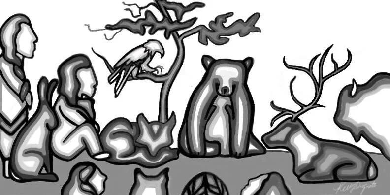 Dene Story: "Meeting Between Humans and Animals"