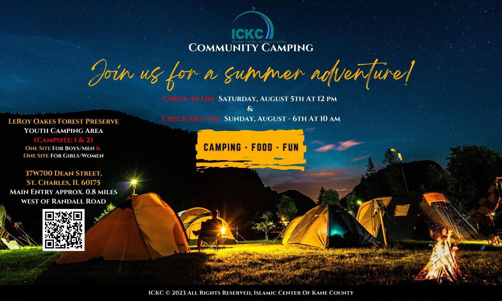 Community campout