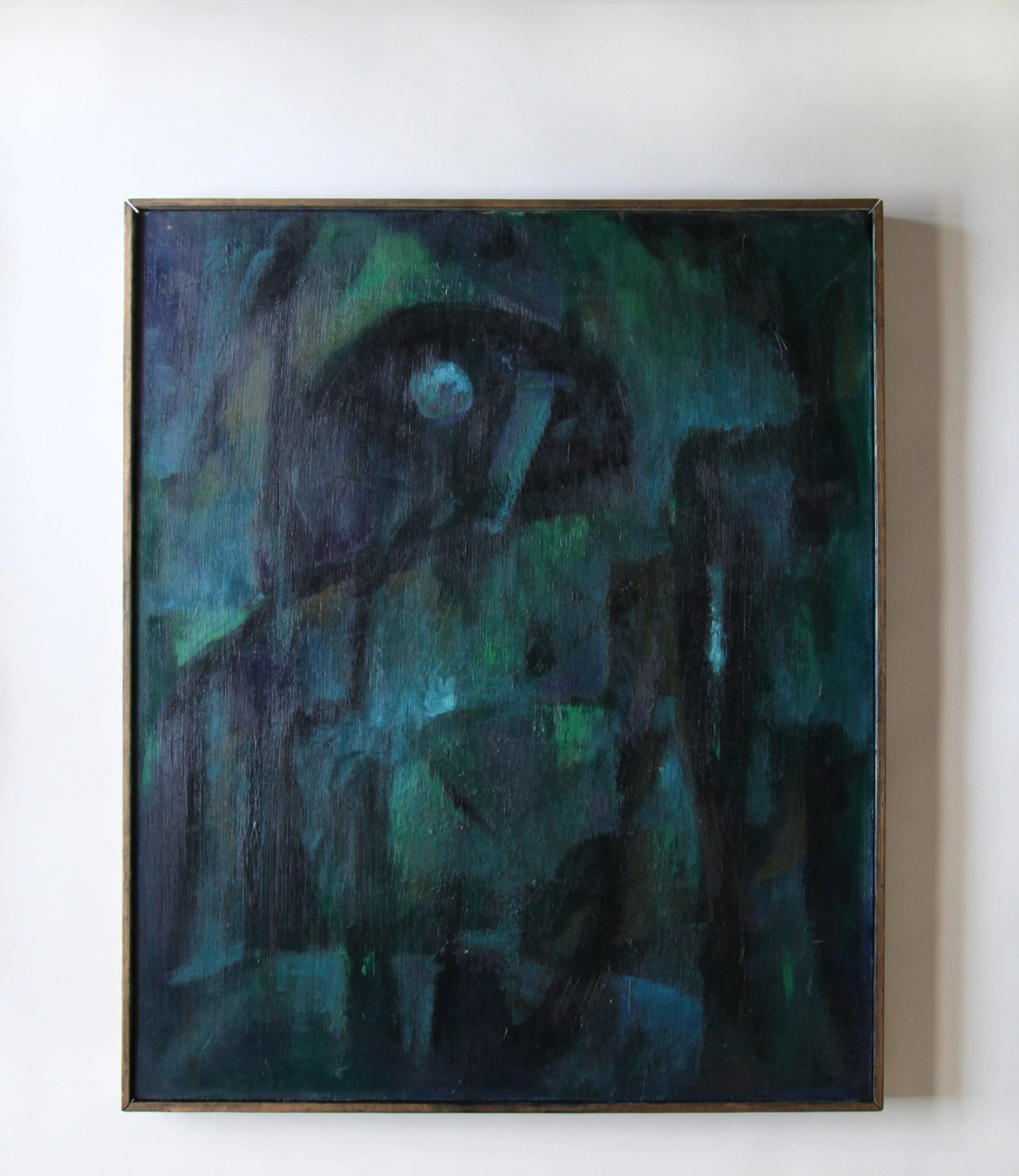 MID CENTURY OIL PAINTING