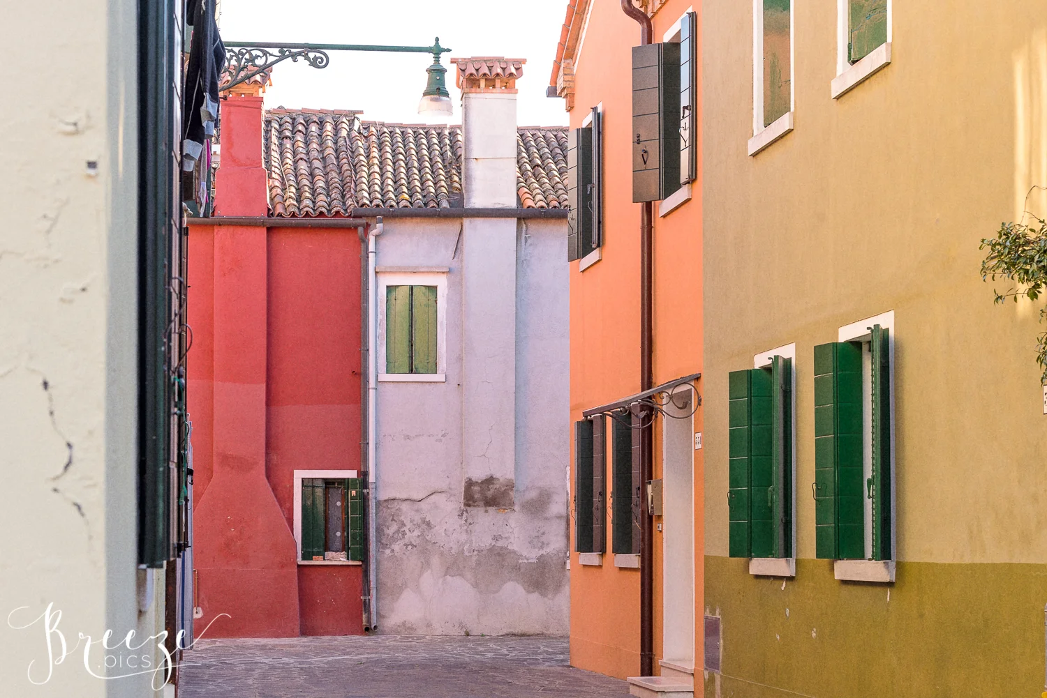 Burano Venice Italy Travel Fine Art Print Photograph, Breeze Pics, Bernadette Meyers