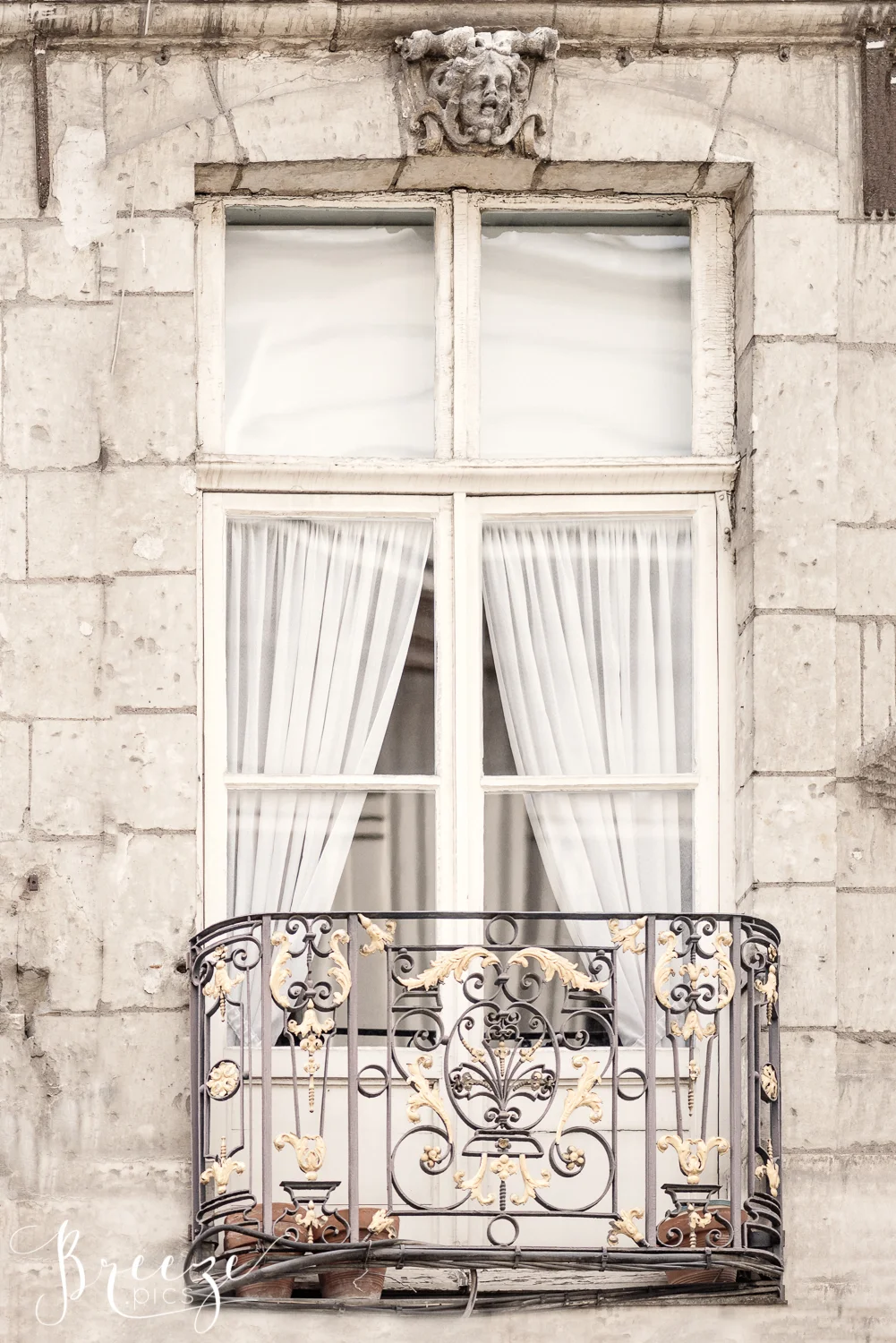 Balcony England Britan Travel Fine Art Print Photograph, Breeze Pics, Bernadette Meyers