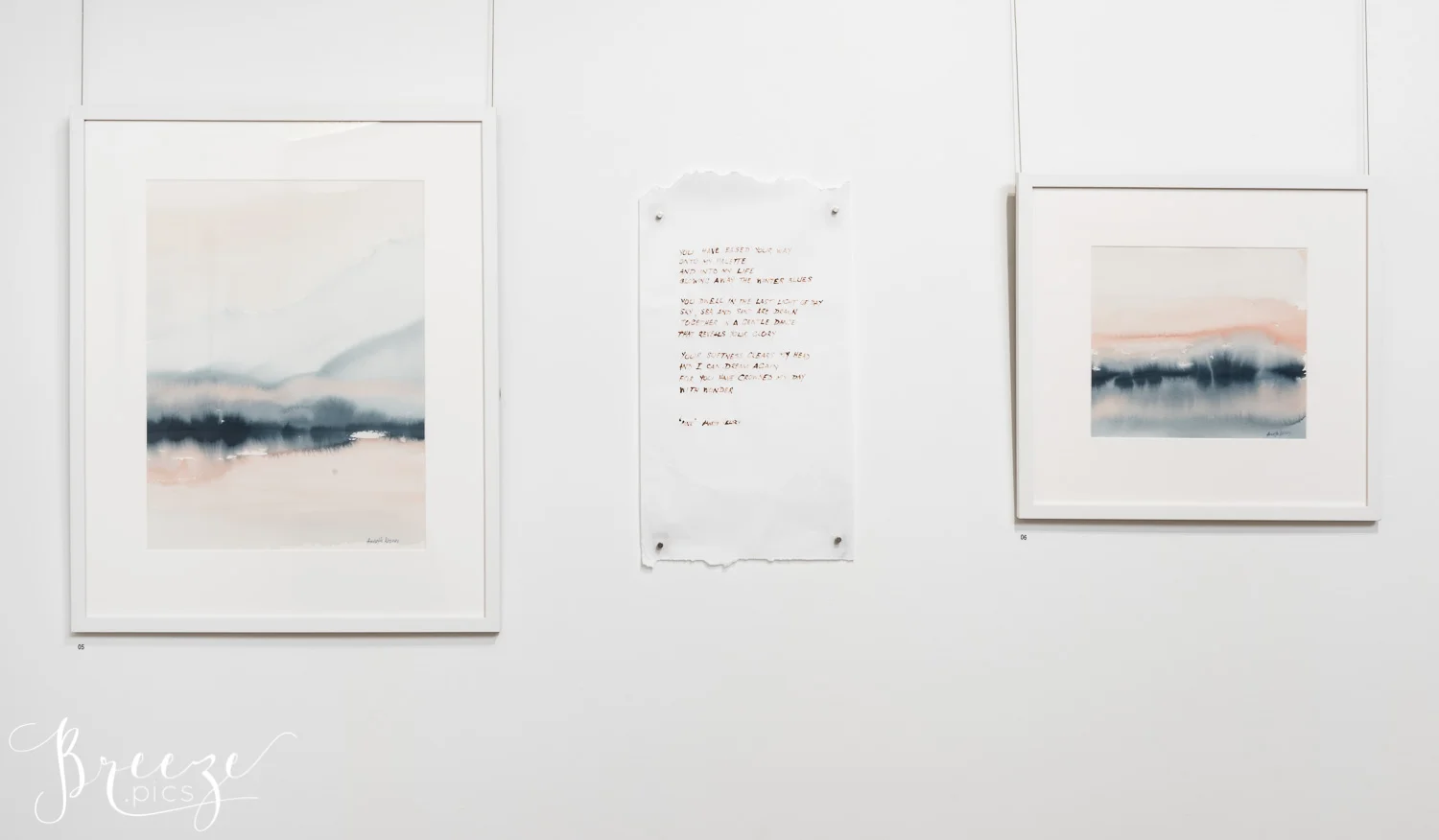 Watercolour and poetry, Annette Kelsey