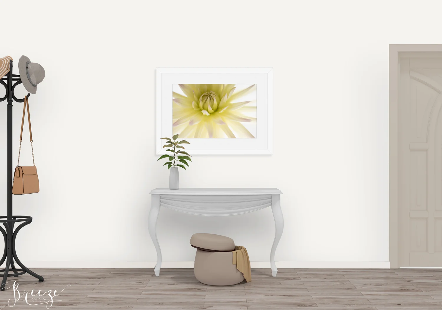 Yellow fine art nature photograph, home decor prints, Breeze pics