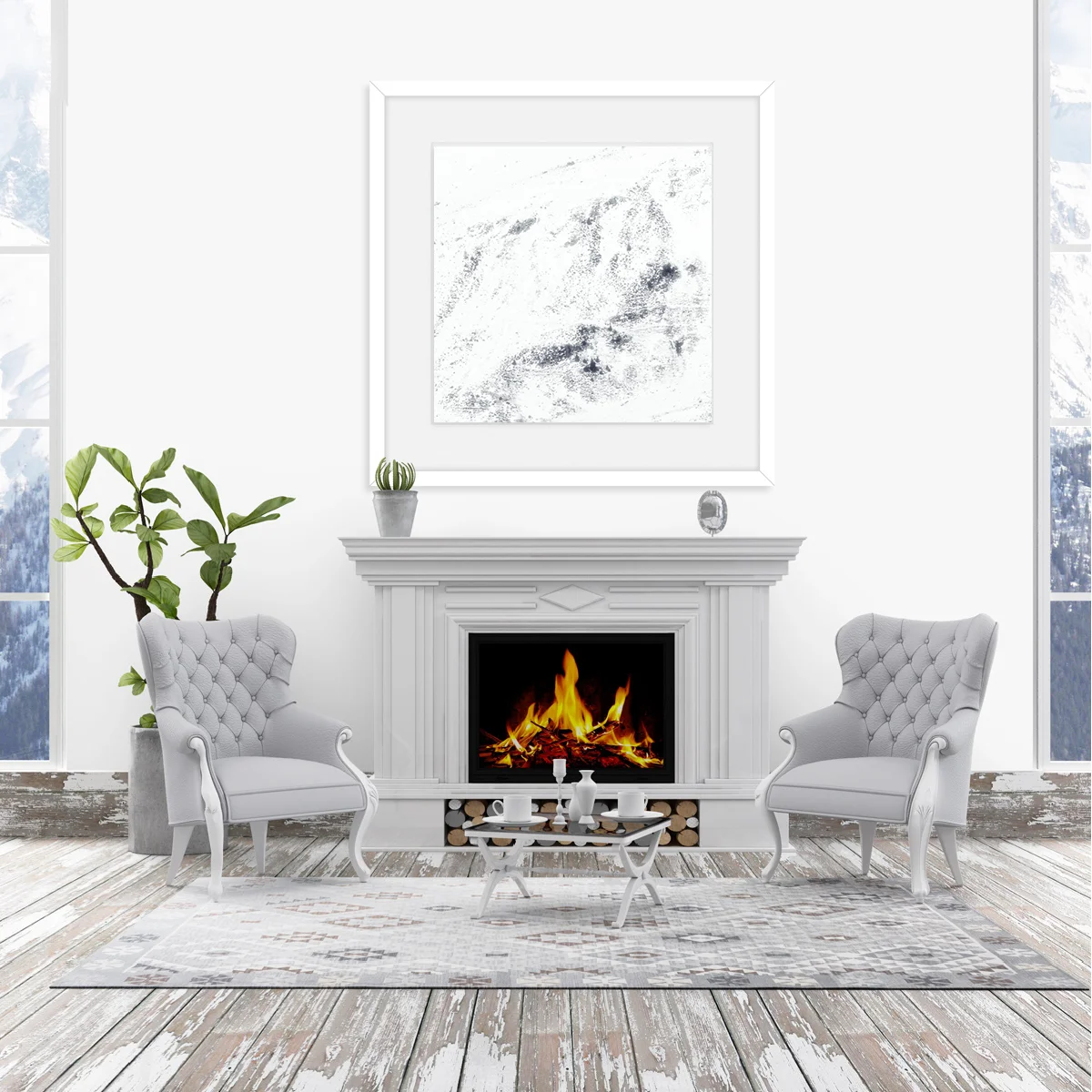 Mountainside Textures limited edition wall art, Bernadette Meyers