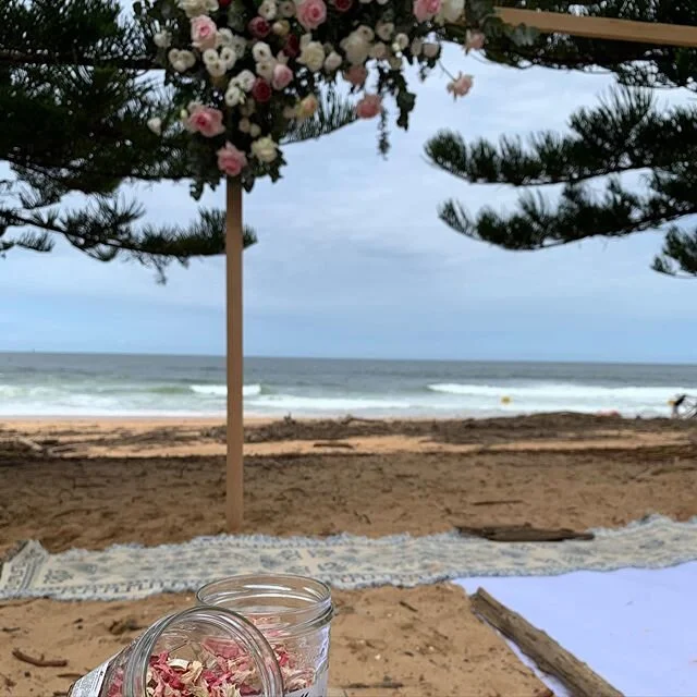 Wild and wonderful beach wedding