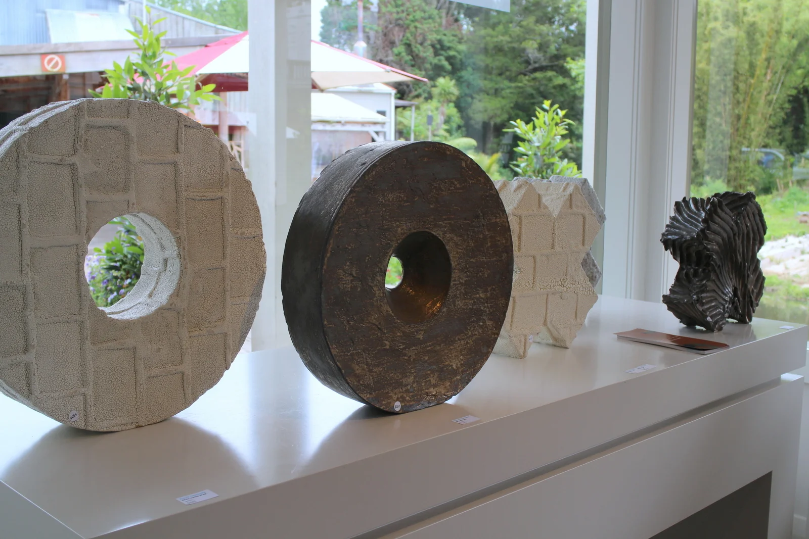 Over-sized Ceramic Wheels by Frank Checketts - SOLD