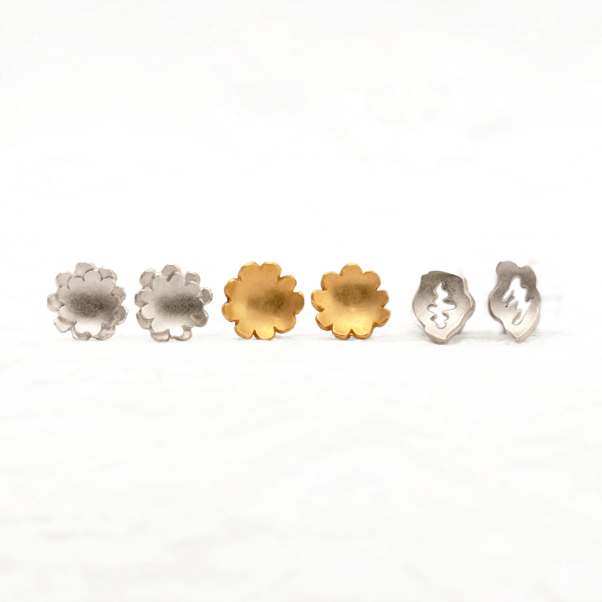 Briar Leaf Flower Studs.jpg
