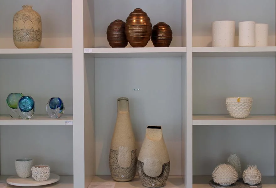 Selection of tone-in-tone ceramics by variety of ceramic artists