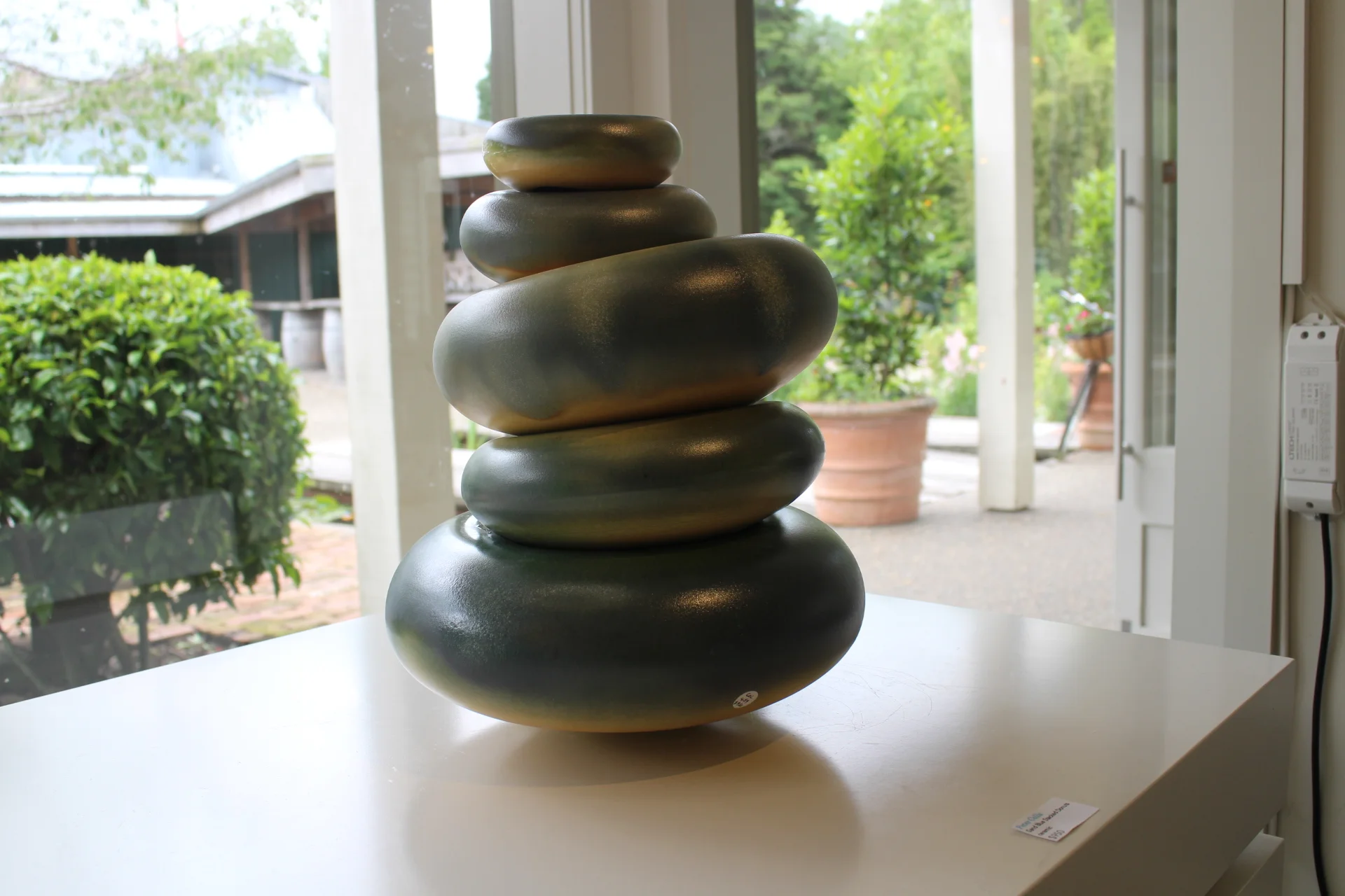 Sand Blue Stacked Donuts