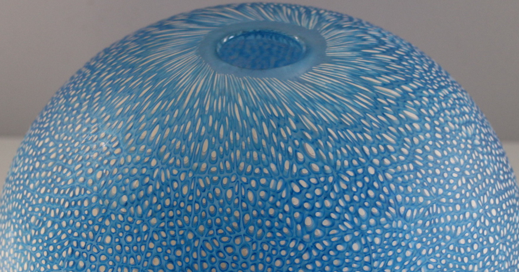 Blue Murrine Kina Form, Close Up.JPG