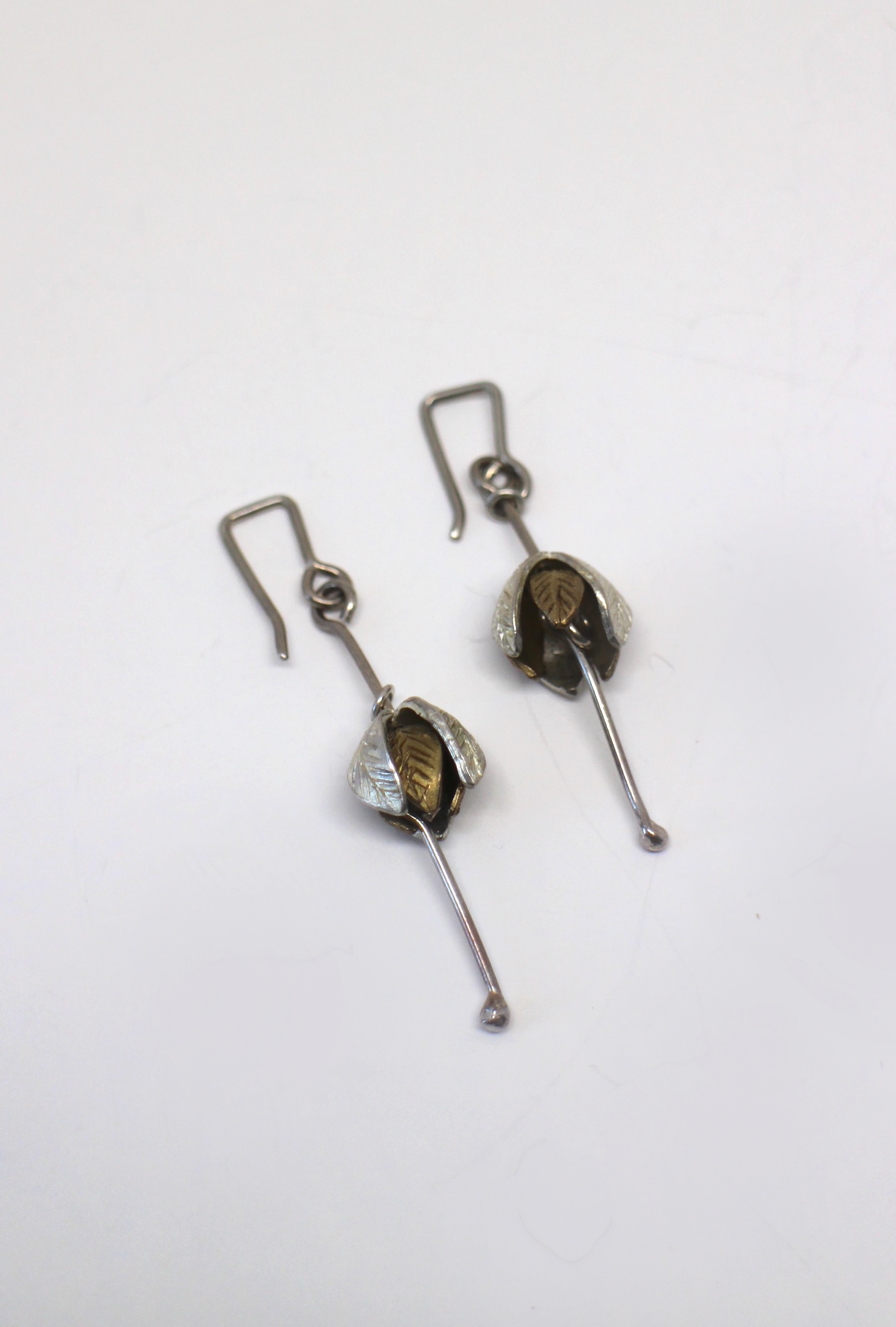 Kinetic Flower Earrings