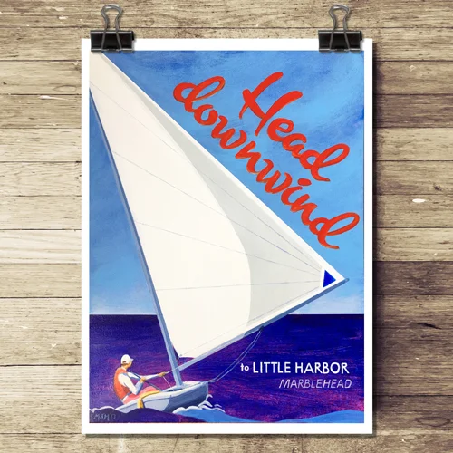 "Head Downwind" Print