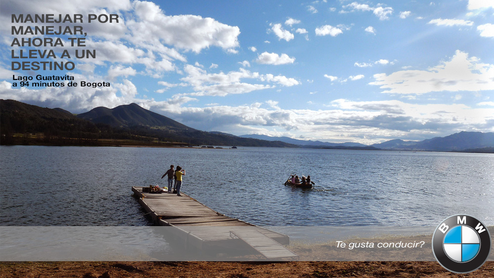 “Endless driving will never be pointless. Guatavita Lake, 94 minutes away from Bogota”