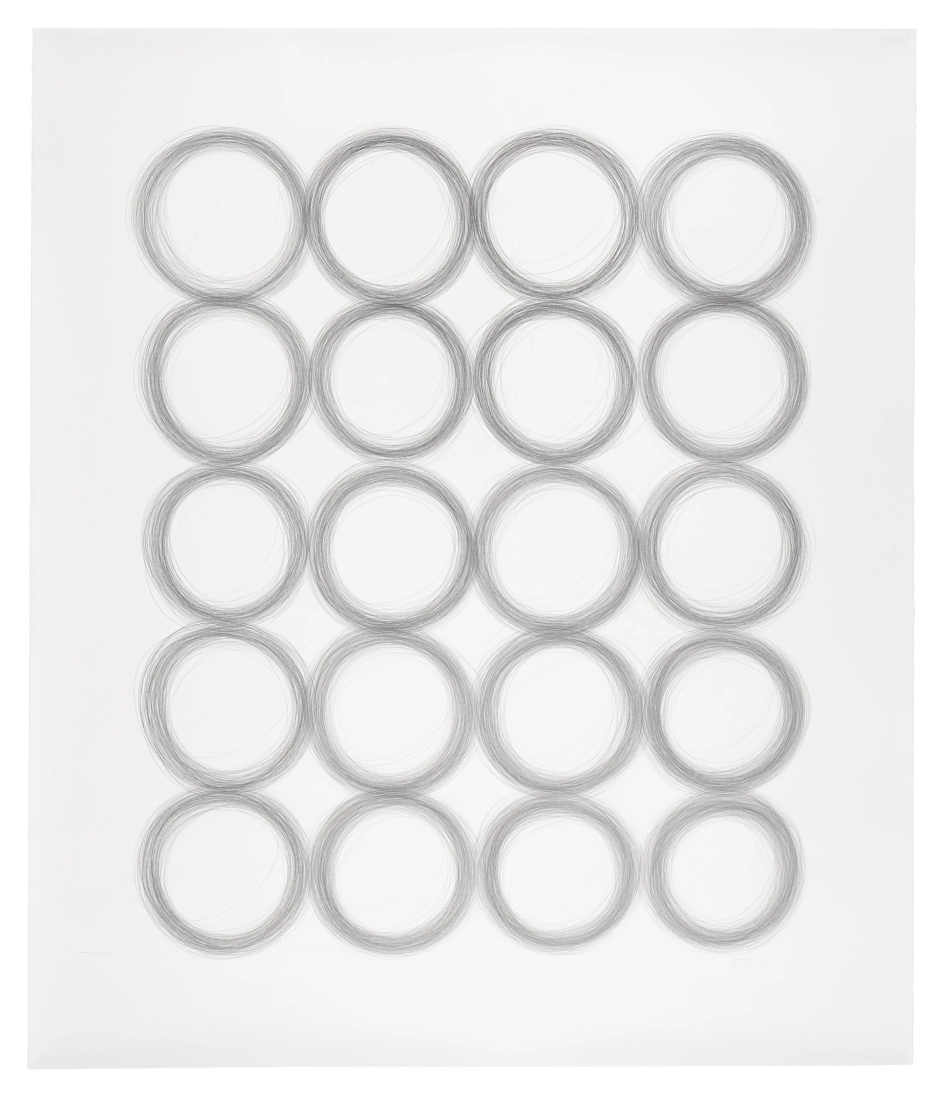 Untitled, 2017, Ink on Paper, 42 x 52 inches