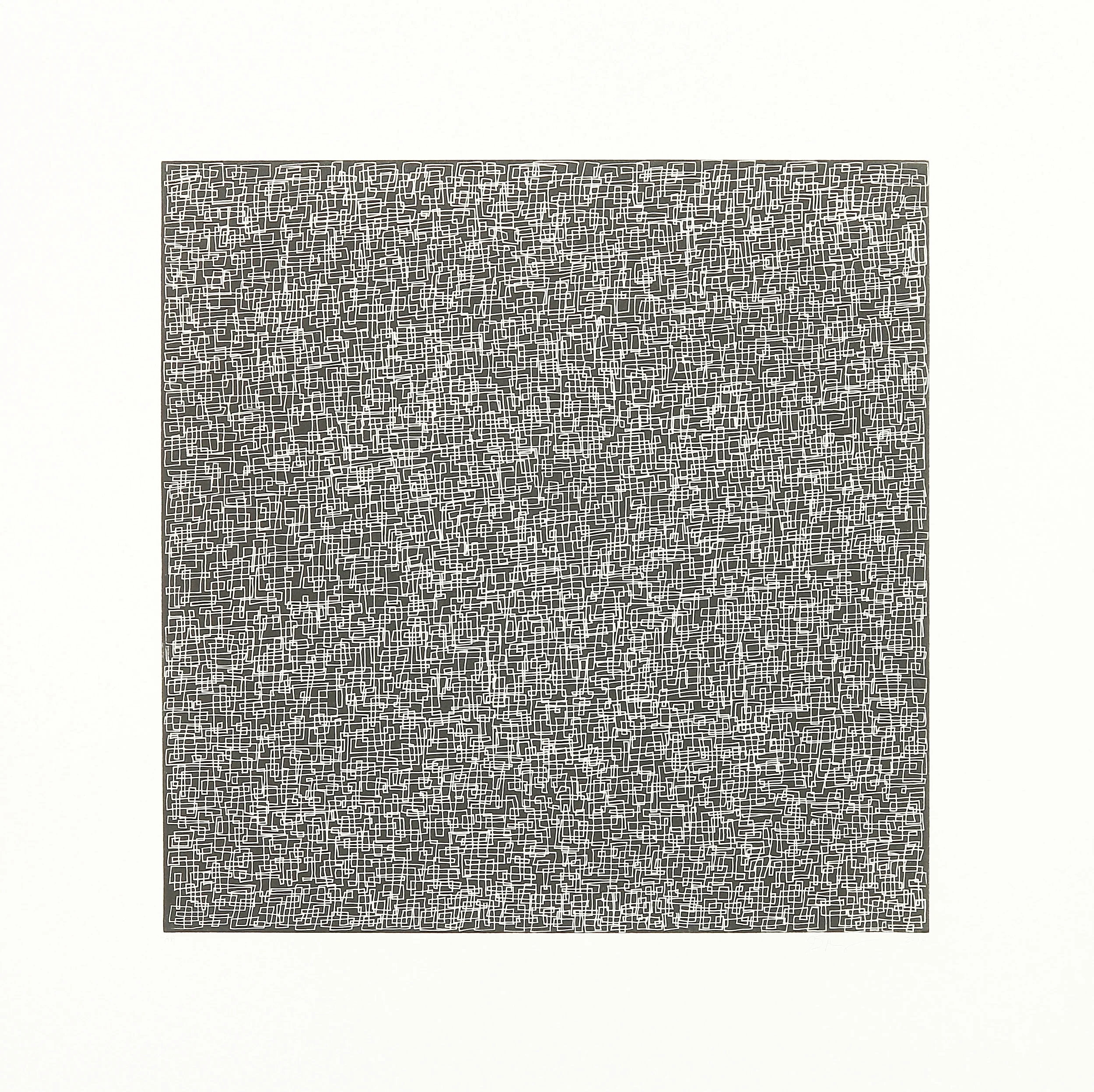 Untitled , 2016, Aquatint, 25.5 x 25.5 inches
