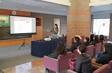 Connie Tsai, Health talk in Pleasanton, CA.