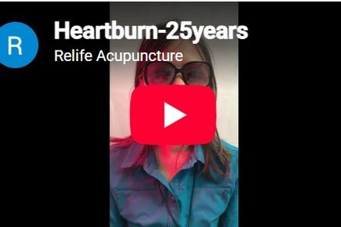 Re-Life Acupuncture treatment for Heartburn.