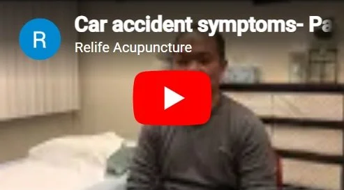 Acupuncture treatment for Car accident symptoms.