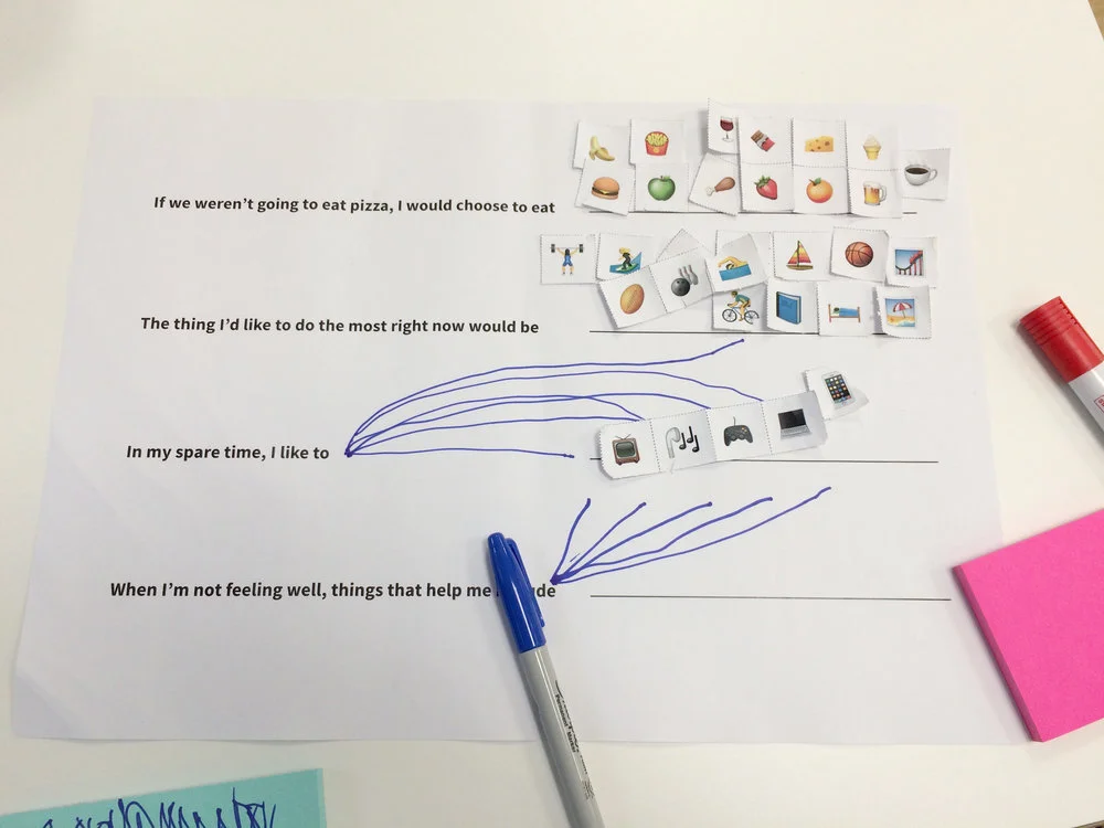 'Emoji Stories' activity