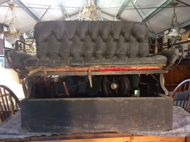 American Leather Carriage Seat