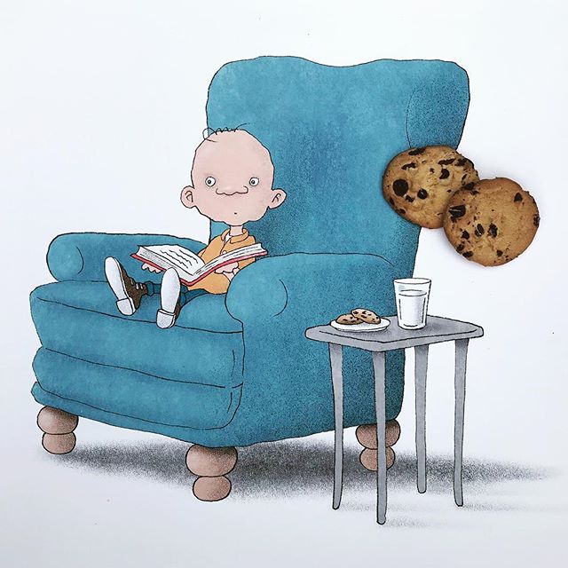 Coming soon: a story about fear. And milk. And cookies. #childrensbooks #storytime #picturebooks