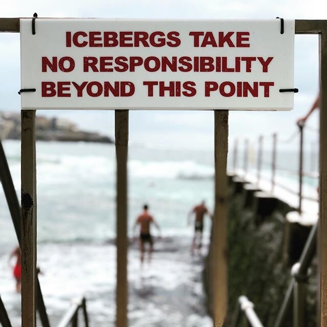 It&rsquo;s awesome out there?, claim it ice bergs...
🏊&zwj;♂️ 🌊