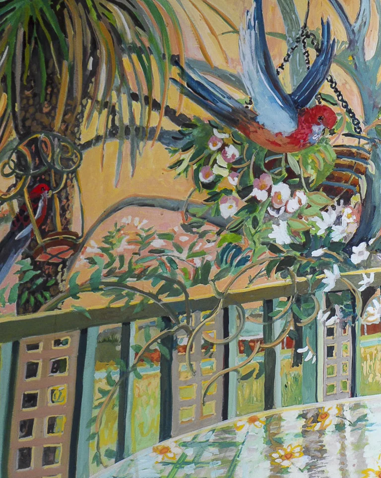 Crimson rosellas