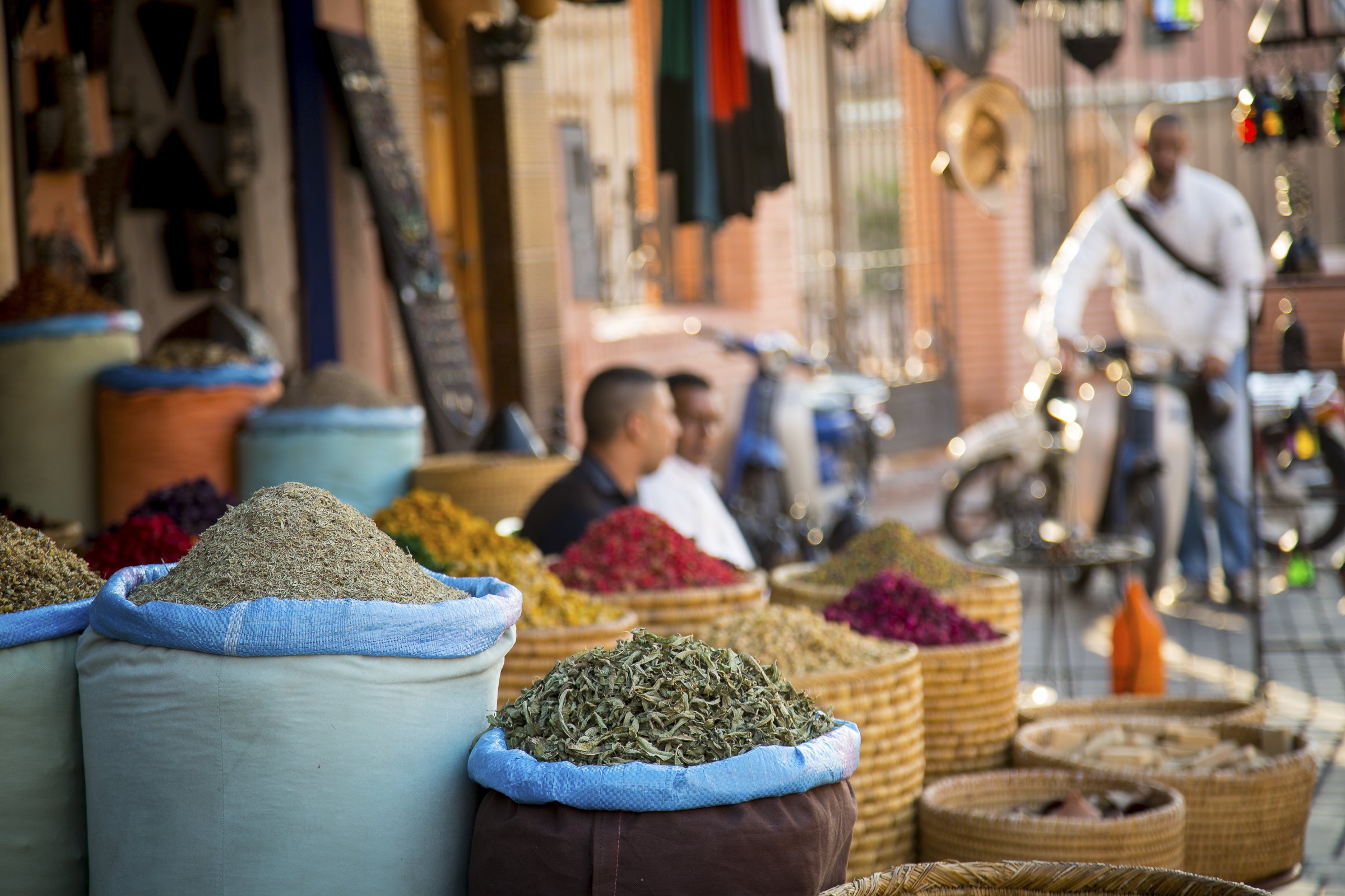 Herb alley. Medina, Marrakech