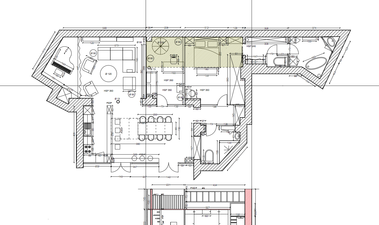 Plan d'élévation mezzanine (Copy)