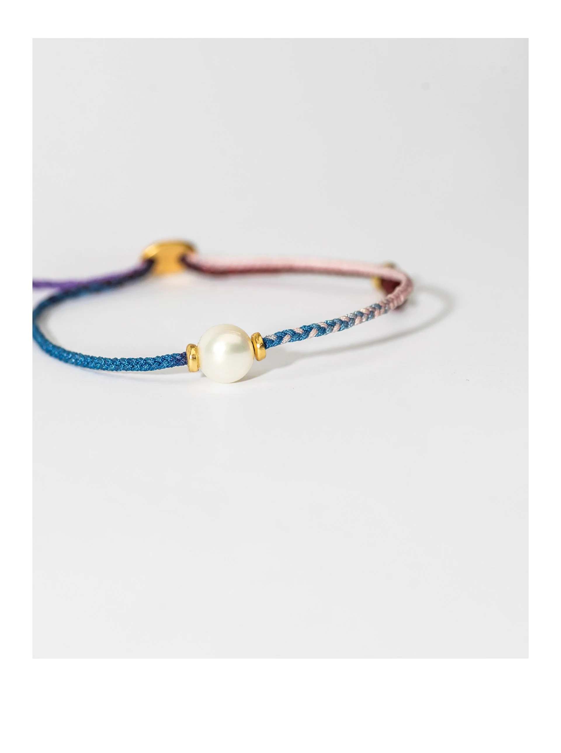 BRACELET TIE AND DYE BLUE / ROSE ( LIMITED EDITION )