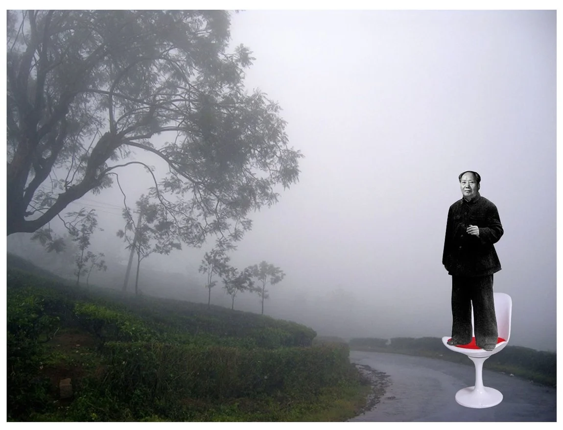 Levitation: Mao Digital collage, 30cm x 40cm, 2013.