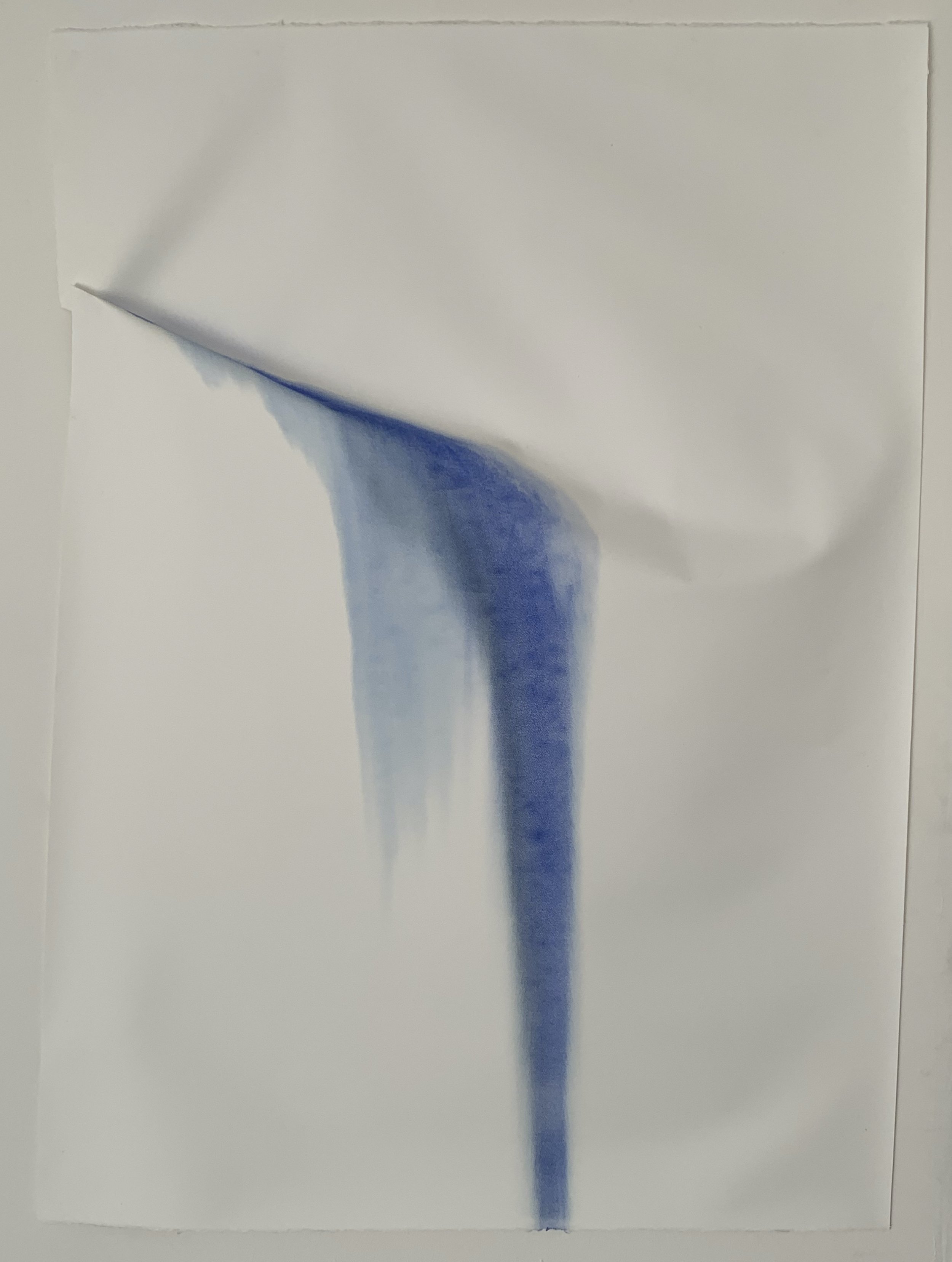  Fold and fall series, watercolour on paper, 100cm x 150cm, 2024 