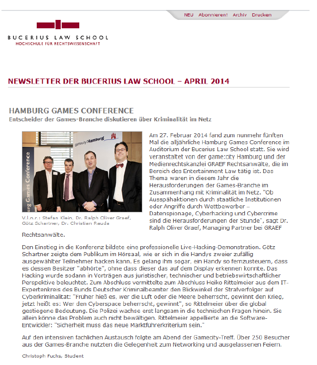 Bucerius Law School 27.02.2014 PDF Download
