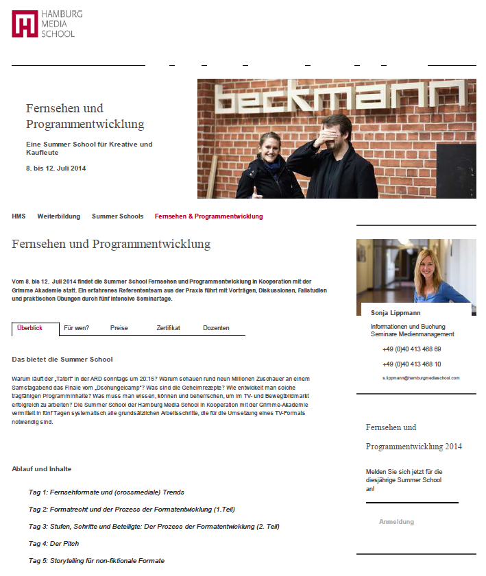 Hamburg Media School 08.07.2014 PDF Download