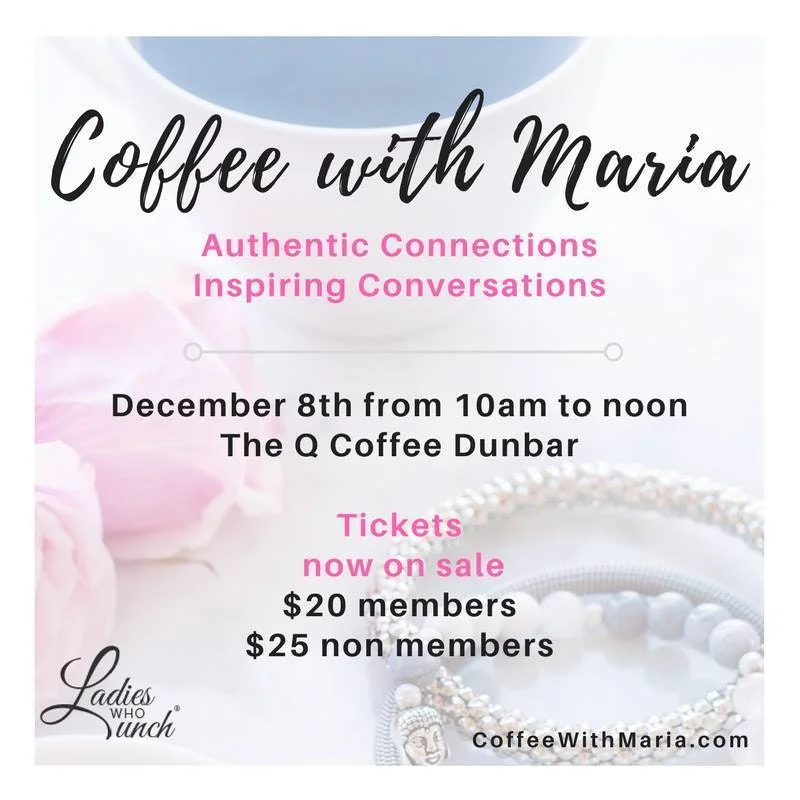 Coffee With Maria - Authentic Connections, Inspiring Conversations