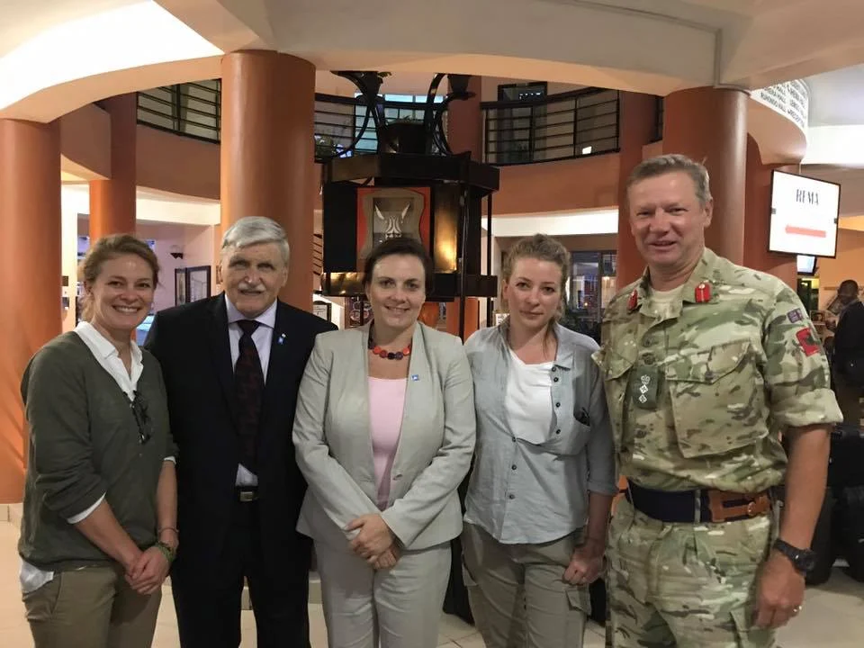 Rwanda filming The Romeo Dallaire Child soldier Initiative with Dr Shelly Whitman