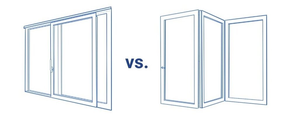 Sliding Glass Doors Vs Bifold, How Much Does A Sliding Glass Patio Door Weight