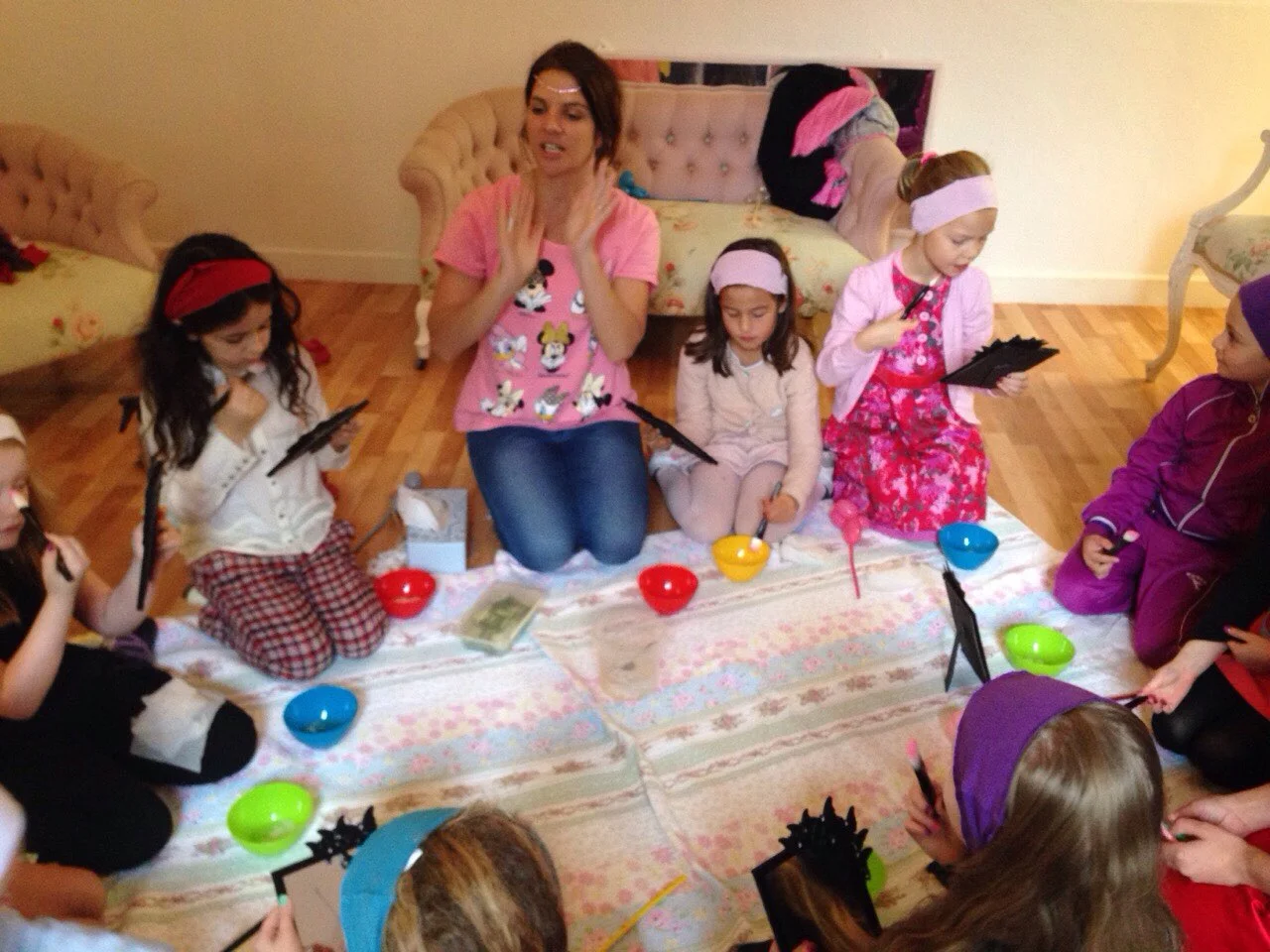 Pamper party for girls