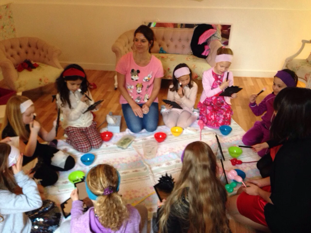 Pamper party for girls