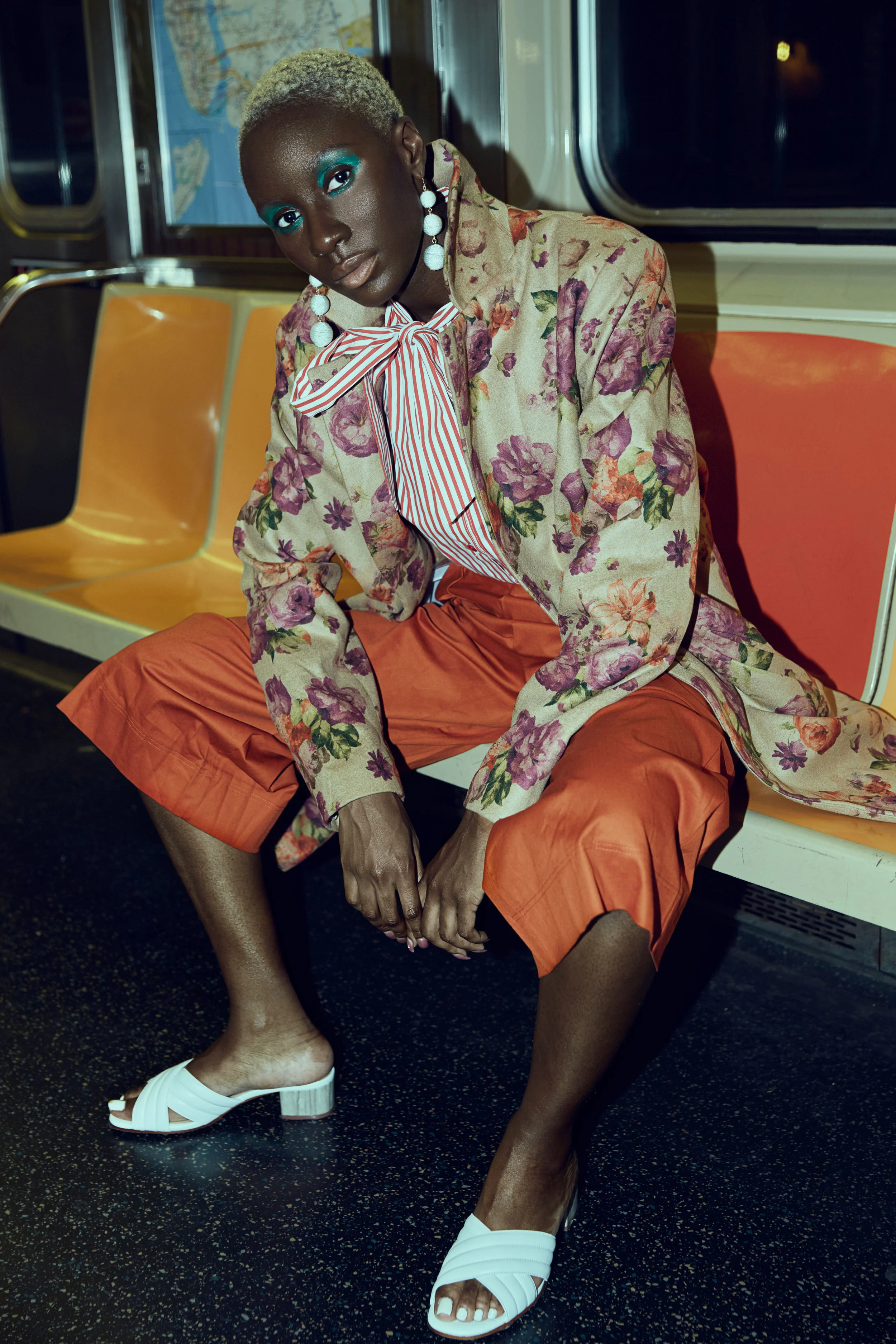 Coat: Asos Top: Asos Pants: Asos Shoes: Antonio Melani Earrings: Trends by New Direction