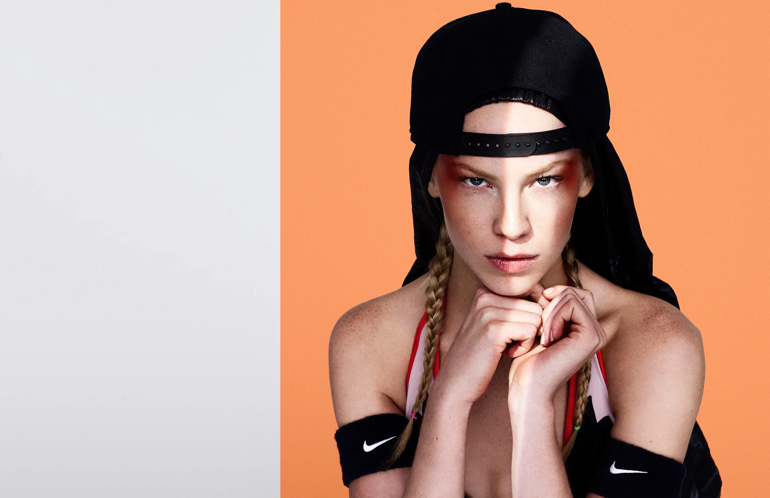 Katie Beauty Hat, Choker, Armbands - @Nike.com Dress by Givenchy @ Neiman Marcus, $7,590