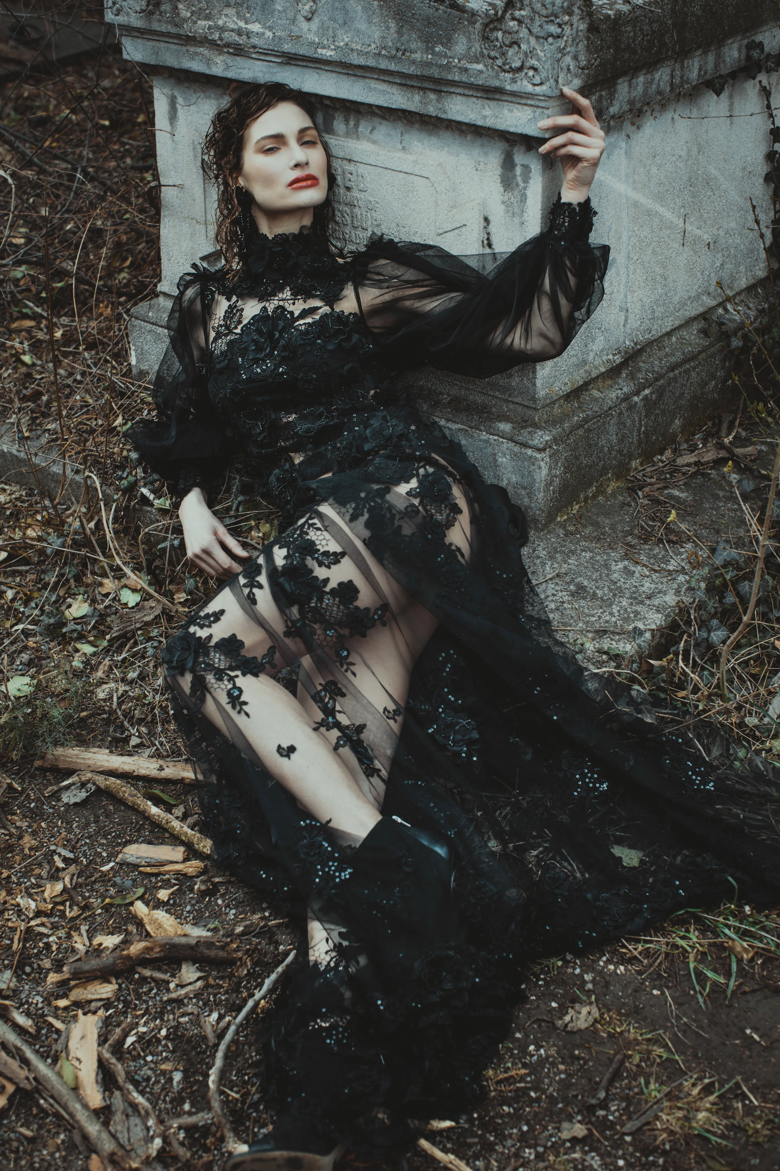 Earrings: H&M Dress: Liliya Semenova available at Runway Vienna